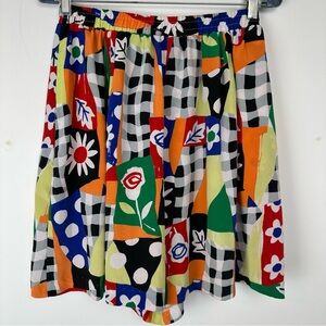 Vintage Women’s Pull On Shorts Size 2 Made in USA Dopamine Dressing High Waisted